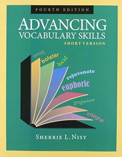 [Get] PDF EBOOK EPUB KINDLE Advancing Vocabulary Skills: Short Version by  Sherrie L. Nist 💙