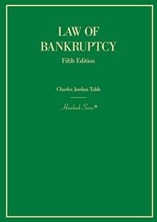 View [EPUB KINDLE PDF EBOOK] Law of Bankruptcy (Hornbooks) by  Charles Tabb 💝