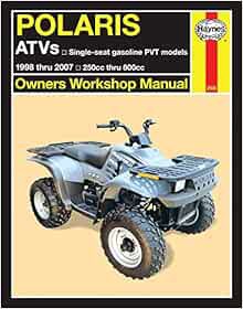 [VIEW] [PDF EBOOK EPUB KINDLE] Polaris ATVs (98 - 07) Haynes Repair Manual (Paperback) by Alan Ahlst