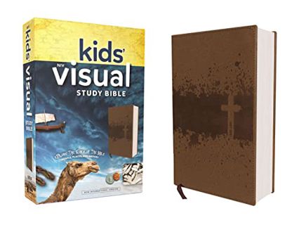 [Get] [KINDLE PDF EBOOK EPUB] NIV, Kids' Visual Study Bible, Leathersoft, Bronze, Full Color Interio