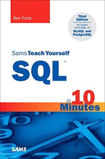 READ EBOOK EPUB KINDLE PDF Sams Teach Yourself SQL in 10 Minutes by  Ben Forta 🎯