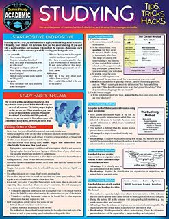 View EBOOK EPUB KINDLE PDF Studying Tips, Tricks & Hacks: Quickstudy Laminated Reference Guide to Gr