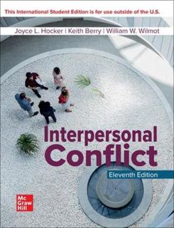 Get KINDLE PDF EBOOK EPUB ISE Interpersonal Conflict (ISE HED COMMUNICATION) by  Joyce L. Hocker,Kei