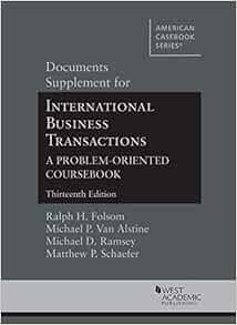 [VIEW] [EPUB KINDLE PDF EBOOK] Documents Supplement for International Business Transactions, 13th (A