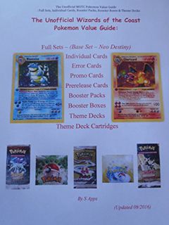 [GET] [KINDLE PDF EBOOK EPUB] The Unofficial Wizards of the Coast Pokemon Card Value Price Guide by