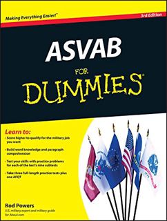 ACCESS EPUB KINDLE PDF EBOOK A.S.V.A.B For Dummies 3e by  Rod Powers 📂