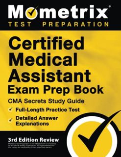 Get [EBOOK EPUB KINDLE PDF] Certified Medical Assistant Exam Prep Book: CMA Secrets Study Guide, Ful