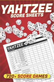 GET [EPUB KINDLE PDF EBOOK] Yahtzee Score Sheets: 6 x 9 Small Size Yahtzee Score Pads 720 Score Game