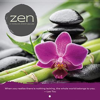 Get [KINDLE PDF EBOOK EPUB] 2023 Zen Mini Wall Calendar by  Trends International 💙