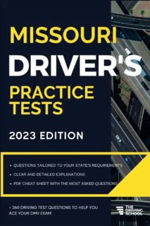 [READ] EPUB KINDLE PDF EBOOK Missouri Driver’s Practice Tests: +360 Driving Test Questions To Help Y