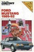 [ACCESS] [EBOOK EPUB KINDLE PDF] Ford Mustang, 1989-92 (Chilton's Repair Manual) by  Chilton 📄