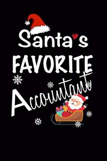 [VIEW] PDF EBOOK EPUB KINDLE Santa's Favourite Accountant.: Accountant Gifts For Women | Accountant