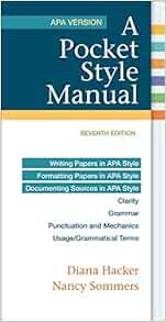 VIEW [EBOOK EPUB KINDLE PDF] A Pocket Style Manual, APA Version by Diana Hacker,Nancy Sommers 📘
