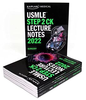 [GET] [KINDLE PDF EBOOK EPUB] USMLE Step 2 CK Lecture Notes 2022: 5-book set (Kaplan Test Prep) by