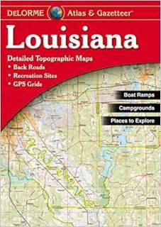 [ACCESS] EBOOK EPUB KINDLE PDF Louisiana Atlas & Gazetteer by Delorme,null ☑️