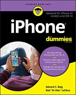 VIEW [EPUB KINDLE PDF EBOOK] iPhone For Dummies: Updated for iPhone 12 models and iOS 14 by  Edward