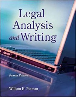[GET] [EBOOK EPUB KINDLE PDF] Legal Analysis and Writing by William H. Putman 📒