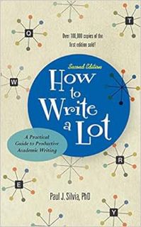 [ACCESS] [EPUB KINDLE PDF EBOOK] How to Write a Lot: A Practical Guide to Productive Academic Writin