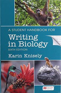 View KINDLE PDF EBOOK EPUB A Student Handbook for Writing in Biology by  Karin Knisely 💌