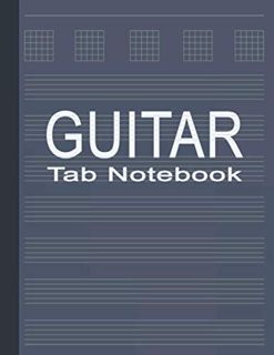 Read EPUB KINDLE PDF EBOOK Guitar Notebook Journal: Blank Sheet Music Notebook for Guitar | Gift for
