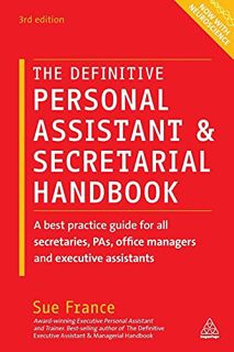 [READ] PDF EBOOK EPUB KINDLE The Definitive Personal Assistant & Secretarial Handbook: A Best Practi