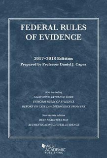 [View] [KINDLE PDF EBOOK EPUB] Federal Rules of Evidence, with Faigman Evidence Map: 2017-2018 Editi
