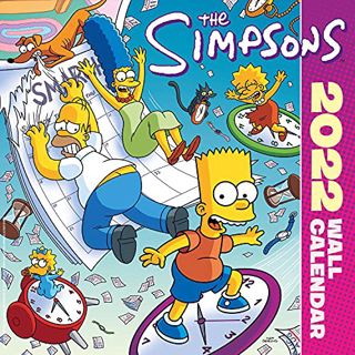 Access [EPUB KINDLE PDF EBOOK] Official The Simpsons 2022 Calendar - Month To View Square Wall Calen