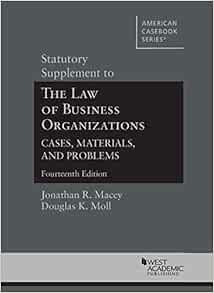 [VIEW] EPUB KINDLE PDF EBOOK Statutory Supplement to The Law of Business Organizations, Cases, Mater