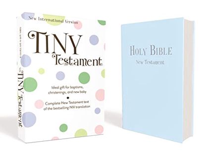 Read EPUB KINDLE PDF EBOOK NIV, Tiny Testament Bible: New Testament, Leathersoft, Blue by  Zonderkid