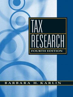 Get [KINDLE PDF EBOOK EPUB] Tax Research (4th Edition) by  Barbara H Karlin 📕