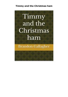 EPUB DOWNLOAD Timmy and the Christmas ham