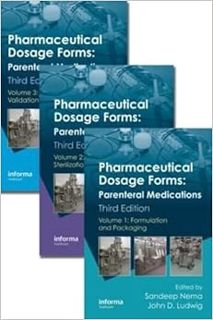 View [PDF EBOOK EPUB KINDLE] Pharmaceutical Dosage Forms: Parenteral Medications, Third Edition. 3 V