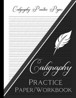[READ] [EPUB KINDLE PDF EBOOK] Caligraphy Practice Paper/Workbook: Hand Lettering Workbook for Begin