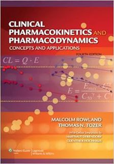 [GET] EPUB KINDLE PDF EBOOK Clinical Pharmacokinetics and Pharmacodynamics: Concepts and Application