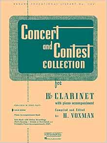 [Access] [EPUB KINDLE PDF EBOOK] Concert and Contest Collection for Bb Clarinet: Solo Book Only by H