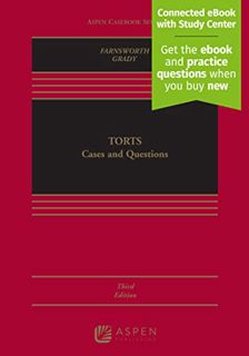 VIEW [EPUB KINDLE PDF EBOOK] Torts: Cases and Questions [Connected eBook with Study Center] (Aspen C