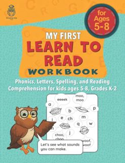 Read EPUB KINDLE PDF EBOOK My First Learn to Read Workbook: Phonics, Letters, Spelling, and Reading