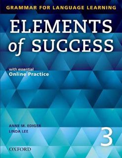Get EBOOK EPUB KINDLE PDF Elements of Success Student Book 3 by  Anne Ediger 📝