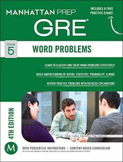 [GET] [KINDLE PDF EBOOK EPUB] GRE Word Problems (Manhattan Prep GRE Strategy Guides Book 5) by  Manh