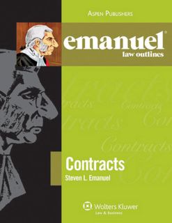 [VIEW] EBOOK EPUB KINDLE PDF Emanuel Law Outlines: Contracts, Ninth Edition by  Steven Emanuel 📒