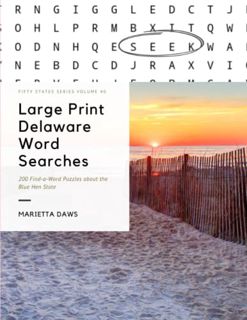 [VIEW] [EBOOK EPUB KINDLE PDF] Large Print Delaware Word Searches: 200 Find-a-Word Puzzles about the