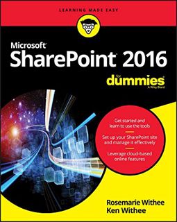 [READ] EBOOK EPUB KINDLE PDF SharePoint 2016 For Dummies by  Rosemarie Withee &  Ken Withee 💏