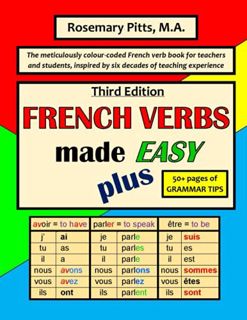 [GET] [PDF EBOOK EPUB KINDLE] FRENCH VERBS Made Easy PLUS by  Rosemary Pitts M.A. √