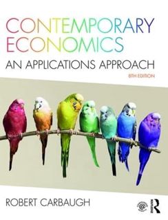 [ACCESS] EPUB KINDLE PDF EBOOK Contemporary Economics: An Applications Approach by  Robert Carbaugh