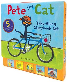 [View] [KINDLE PDF EBOOK EPUB] Pete the Cat Take-Along Storybook Set: 5-Book 8x8 Set by  James Dean,