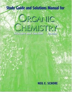 [GET] EBOOK EPUB KINDLE PDF Study Guide and Solutions Manual for Organic Chemistry Structure and Fun
