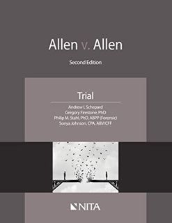 Read KINDLE PDF EBOOK EPUB Allen v. Allen: Trial (NITA) by  Andrew I. Schepard,Gregory Firestone,Phi
