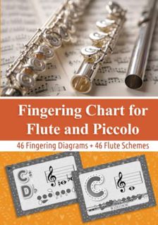 [GET] PDF EBOOK EPUB KINDLE Fingering Chart for Flute and Piccolo: 46 Fingering Diagrams + 46 Flute