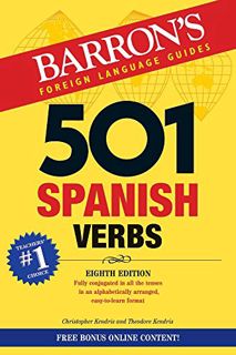 VIEW [KINDLE PDF EBOOK EPUB] 501 Spanish Verbs (501 Verb Series) by  Christopher Kendris Ph.D. &  Th