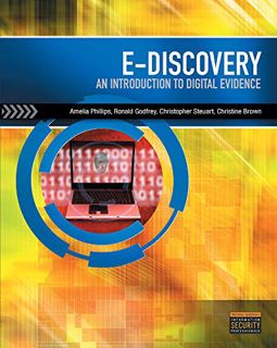 [Get] [KINDLE PDF EBOOK EPUB] E-Discovery: An Introduction to Digital Evidence (with DVD) by  Amelia